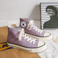 Klassiska high top canvas sneakers